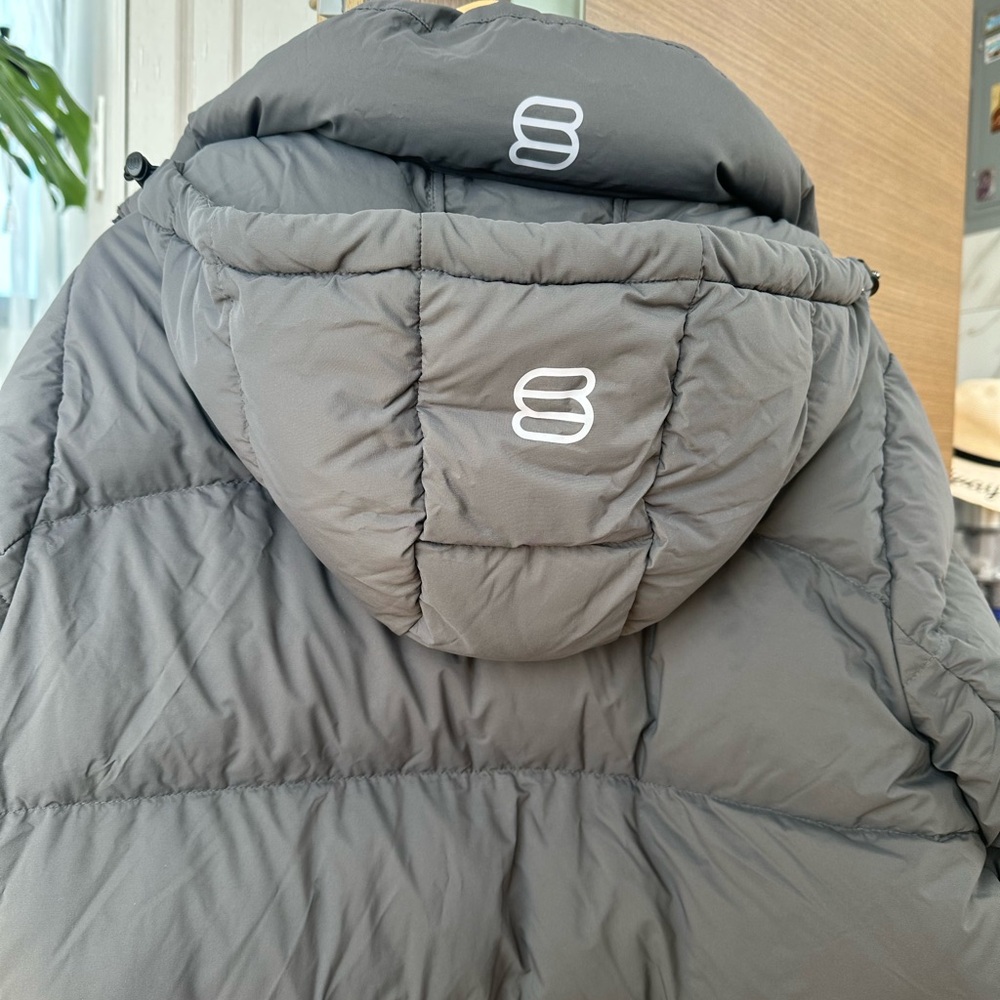 Superpuff Charcoal Quilted Jacket
